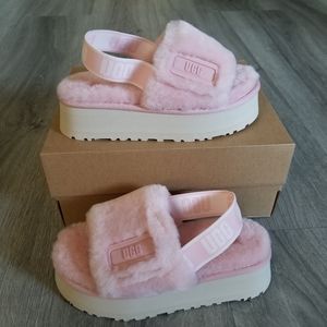 UGG Pink Disco Slide Slippers NIB w/Tag